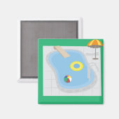 zwembad magneet (Voorkant / Achterkant)