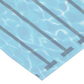 Zwembad met Lane Markers Zwemteam Korte Tafelloper (Hoek)