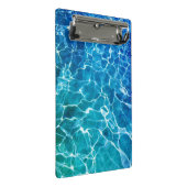 Zwembad met zwembus mini klembord (Schuin)