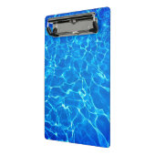 Zwembad met zwembus mini klembord (Angled2)
