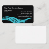 Zwembad Moderne service Visitekaartje (Voorkant / Achterkant)