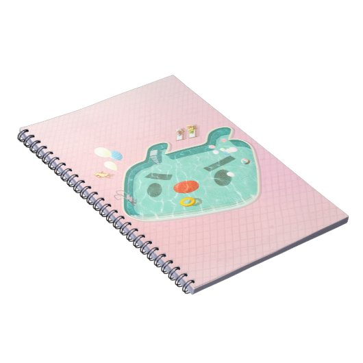 zwembad notitieboek (Rechterzijde)