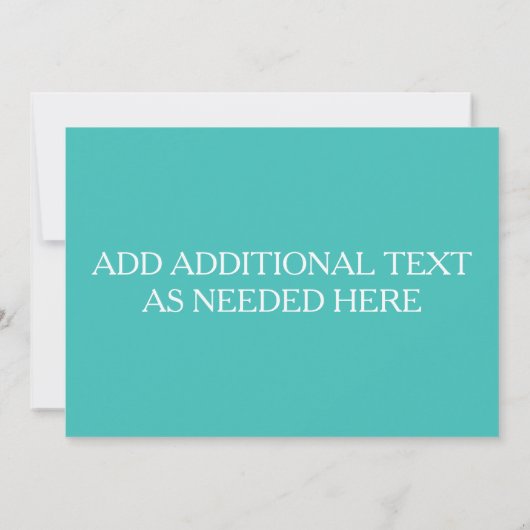 Zwembad of strand verjaardagsfeestje uitnodigingen (Achterkant)