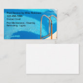 Zwembad Onderhoud Visitekaartjes (Voorkant / Achterkant)