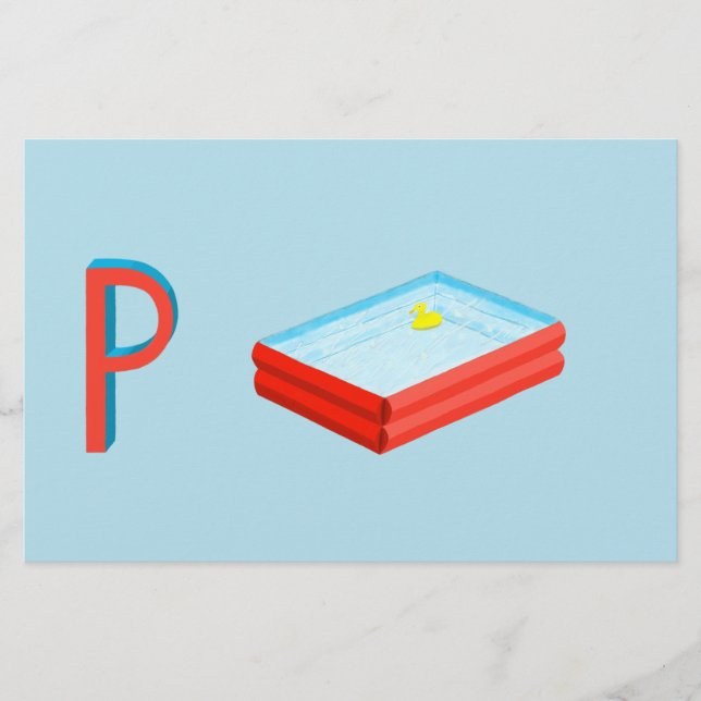 Zwembad Papier (Voorkant)