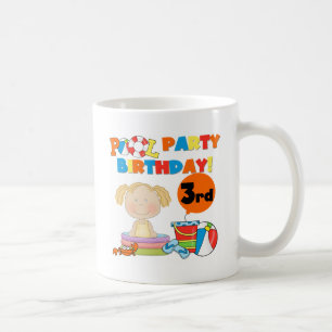 Zwembad Party 3e Verjaardag T-shirts en geschenken Koffiemok