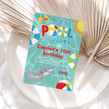 Zwembad Party haai zwembad drijver Zomer jongen Ve