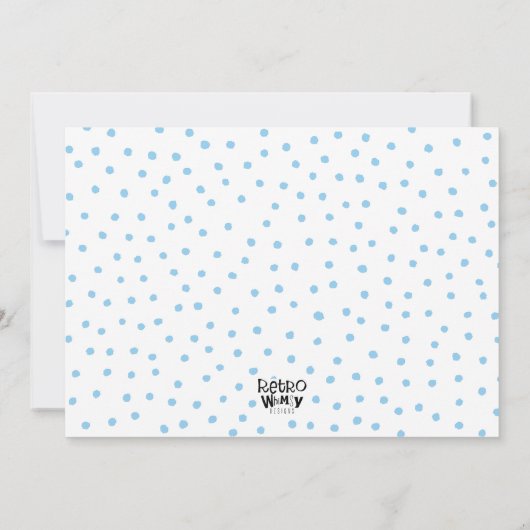 Zwembad Party in Winter Jongens Binnen Sneeuwrijk  Kaart (Achterkant)