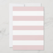 Zwembad Party Tropische bladeren Roze Volwassen Ve Kaart (Achterkant)