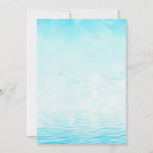 Zwembad Party Waterverf elke leeftijd Volwassen Ve Kaart (Achterkant)