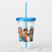 Zwembad Party Zomer Fun Pool Party Acryl Drinkbeker (Voorkant)