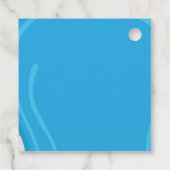 Zwembad Party Zomer Jongen Verjaardagsfeest Bedankjes Labels (Achterkant)