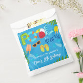 Zwembad Party Zomer Jongen Verjaardagsfeest Bedankzakje (Gezegeld)