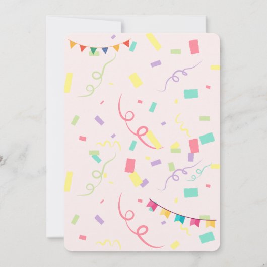 Zwembad Party Zomer Verjaardag uitnodiging Waterme (Achterkant)