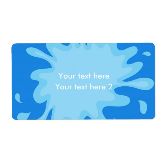 Zwembad Party Zomer Zwemmen Favor Sticker Pakket L (Voorkant)