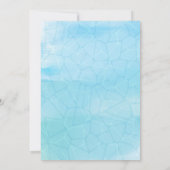 Zwembad Party Zomer Zwemmen Tropische Verjaardag Kaart (Achterkant)