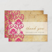  zwembad Roze Hartelijk dank Bedankkaart (Voorkant / Achterkant)