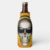 zwembad schedel flesjeskoeler (Fles Voorkant)