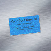 Zwembad Service Magneten (Voorbeeld)