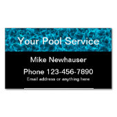 Zwembad Service Magneten (Voorkant)