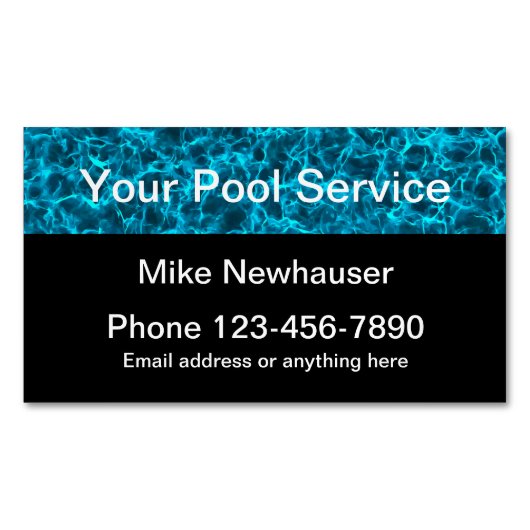 Zwembad Service Magneten (Voorkant)