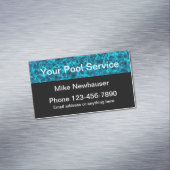 Zwembad Service Magneten (Voorbeeld)