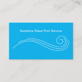 Zwembad Service Unieke Visitekaartjes (Voorkant)