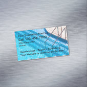 Zwembad Service Zakelijke magneten (Voorbeeld)