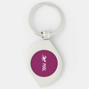 Zwembad Sleutelhanger