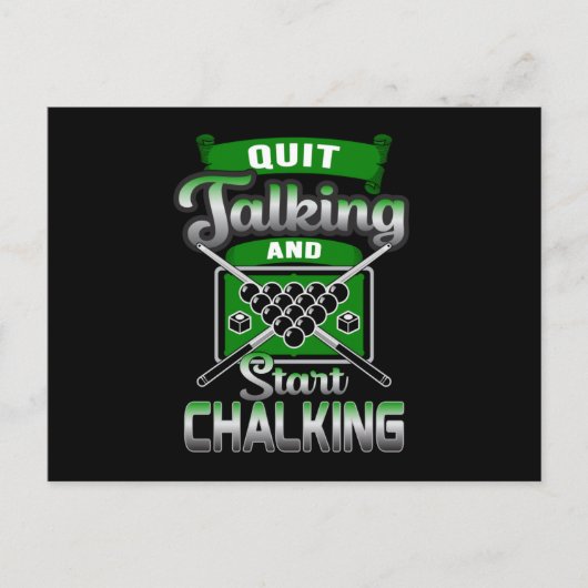 Zwembad snooker biljart 8 bal biljart grappig cade briefkaart (Voorkant)