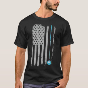 Zwembad Speler Hoodie - Biljart 8 Ball  Amer T-shirt