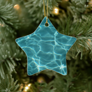 Zwembad Sport Ster Foto Keramisch Ornament