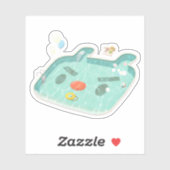 zwembad sticker (Vel)