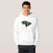 Zwembad Tafel Mannen Hoodie (Voorkant volledig)