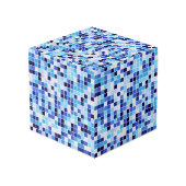 Zwembad Tegels, Blauw Mozaïek Tegels, Geometrisch  Kubus (Achter hoekig)