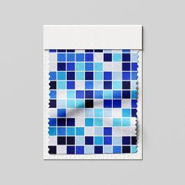 Zwembad Tegels, Blauw Mozaïek Tegels, Geometrisch  Stof