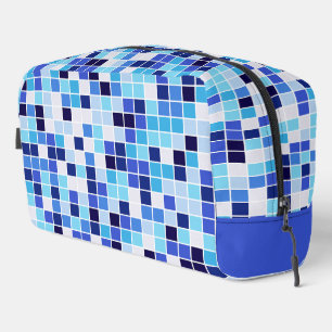 Zwembad Tegels, Blauw Mozaïek Tegels, Geometrisch Toilettasje