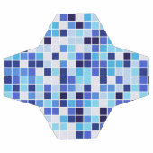 Zwembad Tegels, Blauw Mozaïek Tegels, Geometrisch Voetbal (Enkel)