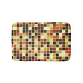 Zwembad Tegels, Bruine Mozaïek Tegels, Geometrisch Badmat (Voorkant)