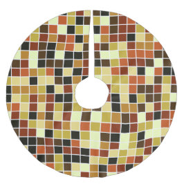 Zwembad Tegels, Bruine Mozaïek Tegels, Geometrisch Kerstboom Rok