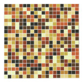 Zwembad Tegels, Bruine Mozaïek Tegels, Geometrisch Kubus (Rechts)