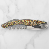 Zwembad Tegels, Bruine Mozaïek Tegels, Geometrisch Kurkentrekker (Achterkant)