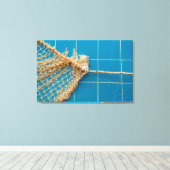 Zwembad Tegels Canvas Afdruk (Insitu (Houten vloer))