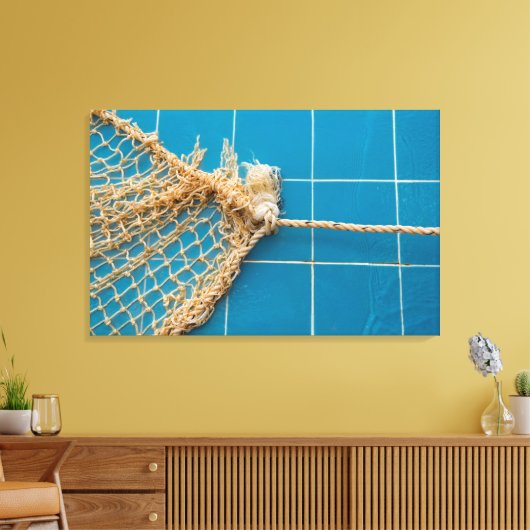Zwembad Tegels Canvas Afdruk (Insitu (Woonkamer))