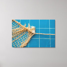 Zwembad Tegels Canvas Afdruk