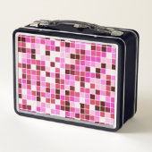 Zwembad Tegels, Roze Mozaïek Tegels, Geometrisch P (Achterkant)