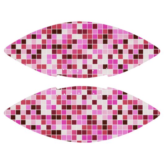 Zwembad Tegels, Roze Mozaïek Tegels, Geometrisch P American Football (Panelen)
