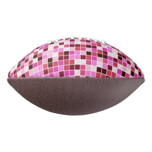 Zwembad Tegels, Roze Mozaïek Tegels, Geometrisch P American Football (Gedraaid 90)