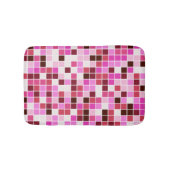 Zwembad Tegels, Roze Mozaïek Tegels, Geometrisch P Badmat (Voorkant)
