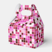 Zwembad Tegels, Roze Mozaïek Tegels, Geometrisch P Bedankdoosjes (Achterkant)